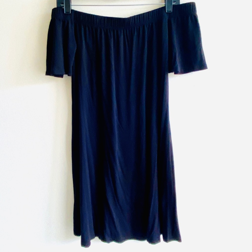 Black Off the Shoulder Dress